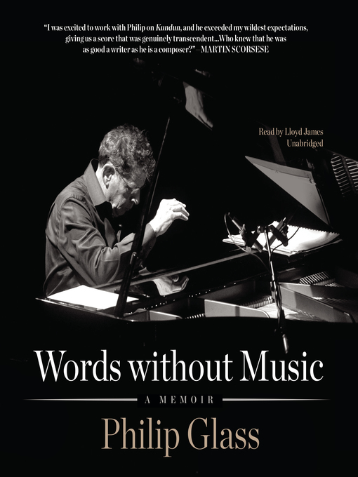 Title details for Words without Music by Philip Glass - Wait list